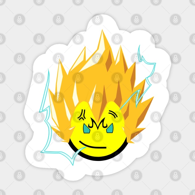 Smiley Face Majin Vegeta Sticker by KingVego